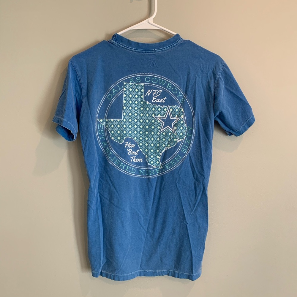 Womens’ Blue Dallas Texas Short Sleeve T Shirt